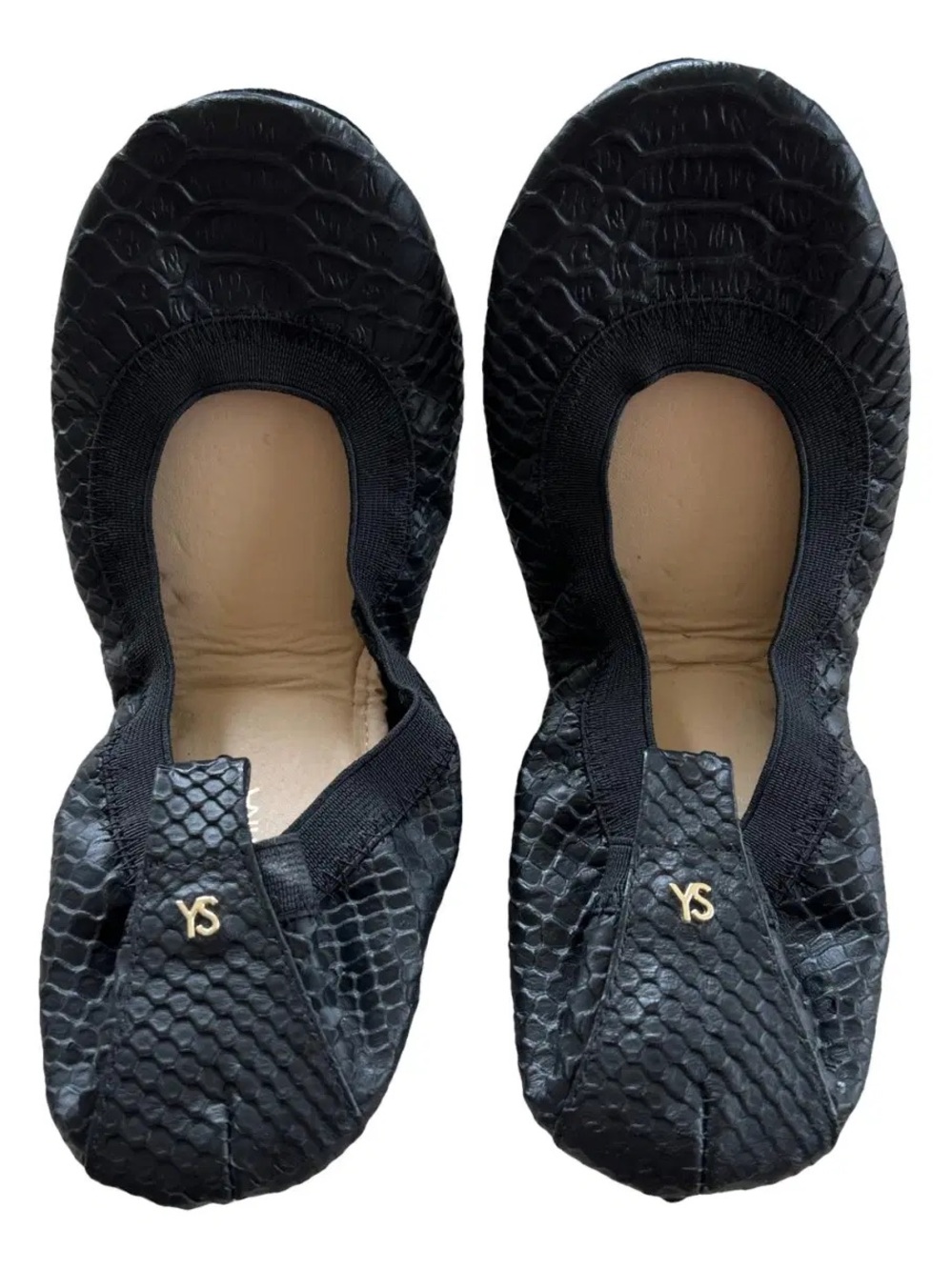 YOSI SAMRA Python ballet flat